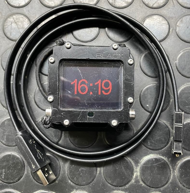 Tauchcomputer/Uhr XDEEP Bottomtimer Black