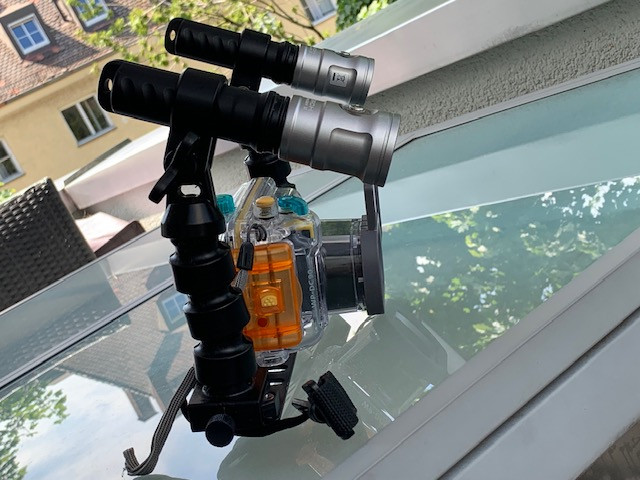 Photo/Video Equipment for filming underwater