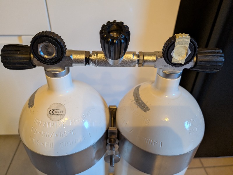 Tanks/Weight Polaris Double Immersion 12L Long/232bar Steel with Concave Bottom