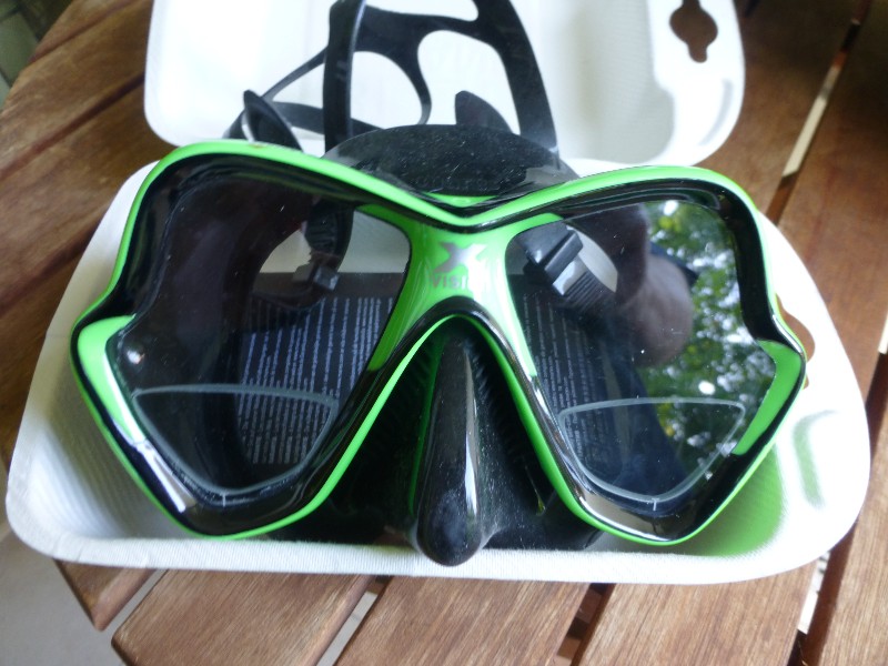 Dive Gear Diving Mask Mares X Vision with Reading Insert +2.0