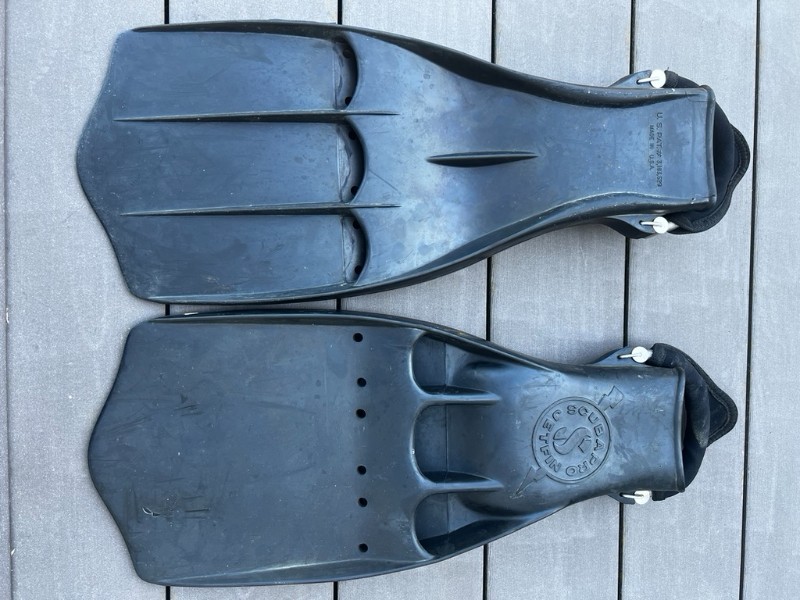 Tauchausrüstung Scubapro Jetfin XL + Springstraps