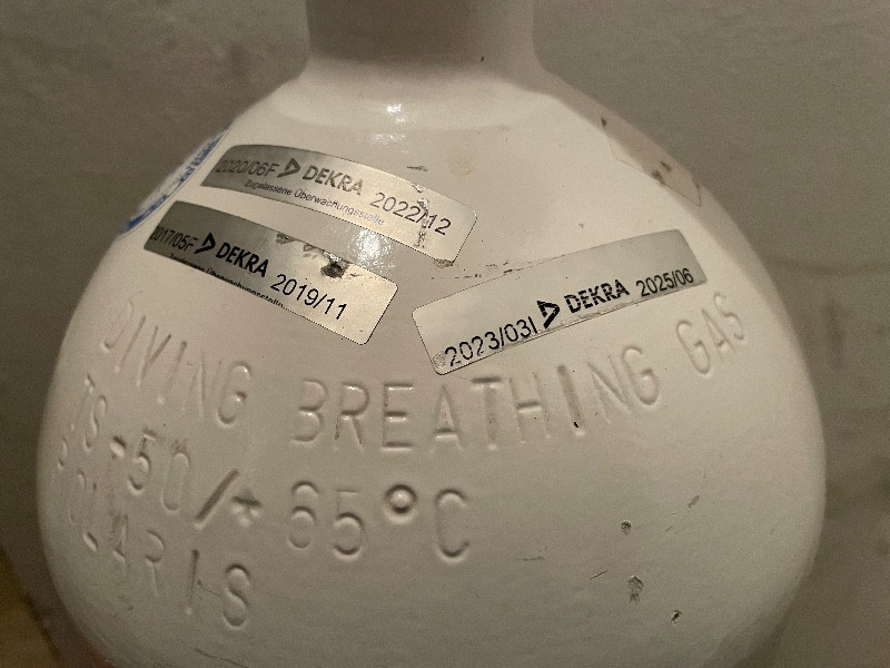 Tauchflasche/Blei 2x Tauchflasche 12 L