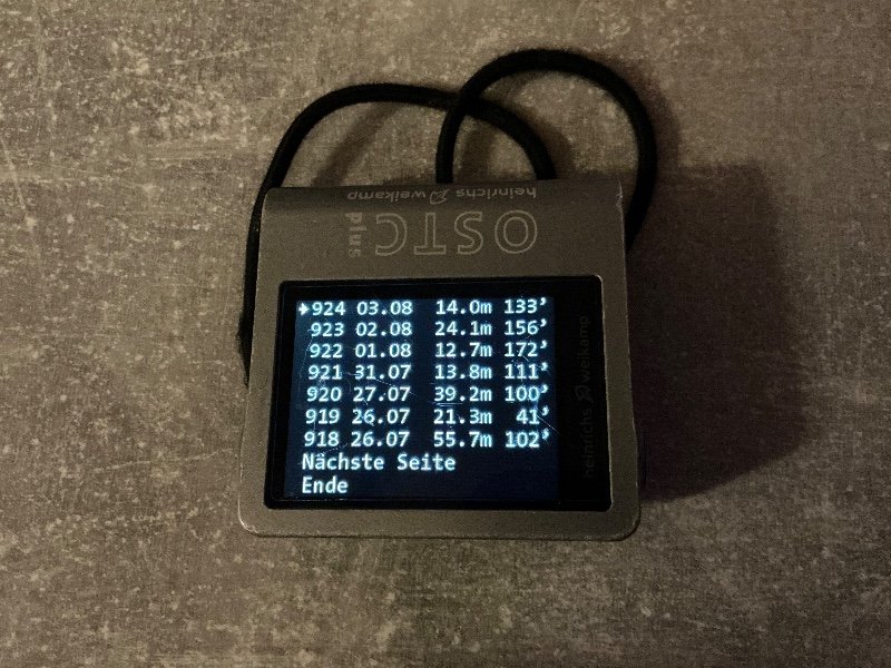 Tauchcomputer/Uhr Heinrich Weikamp OST+ tech