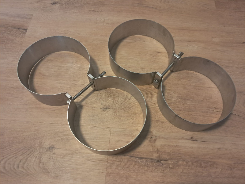 Tauchflasche/Blei V4TEC Schellen D12 / D10