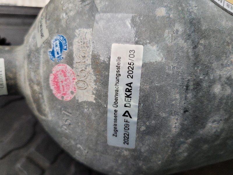 Tauchflasche/Blei PST 12 Liter Stahl DOT m. Doppelventil CE