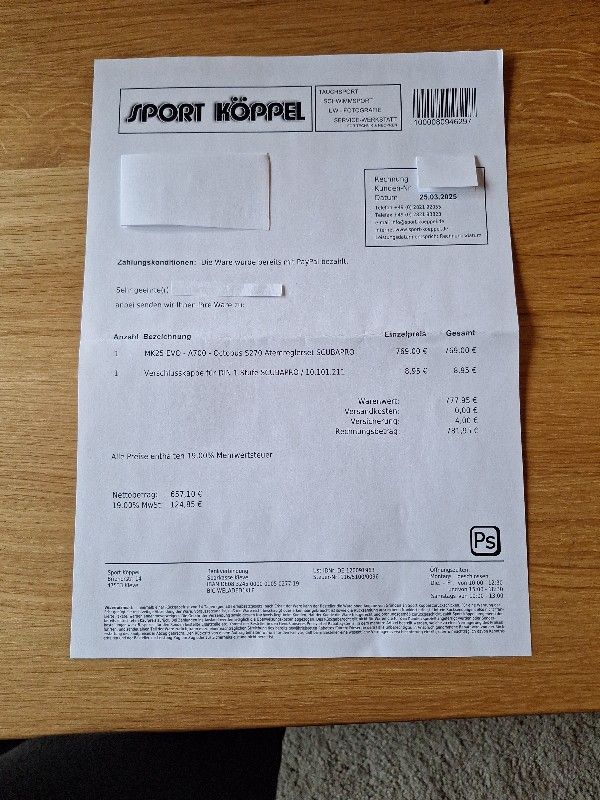 Regulator MK25 EVO - A700 - Octopus S270 Regulator Set SCUBAPRO 