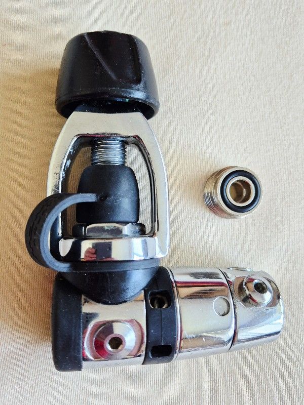 Regulator Atomic Aquatics B1 Z1 Z2 Regulator Octopus with INT Connector plus DIN Adapter