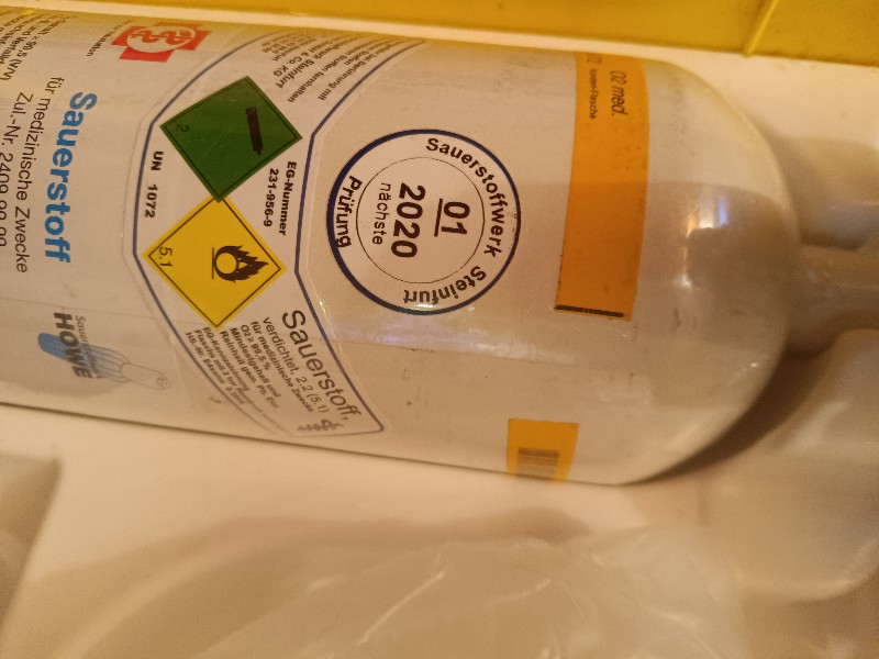 Miscellaneous Wenoll Sauerstoffkreislaufpaket Notfall Sauerstoffkoffer WS200 Emergency Oxygen Case