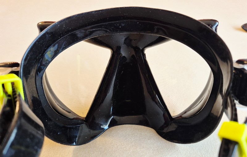 Basic Equipment NEW Mares Demon Two-Glass Mask Tricomfort Silicone Black / Grey