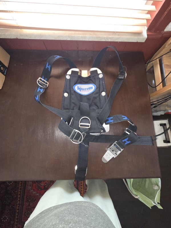 Tarierjacket Backplate und Harness