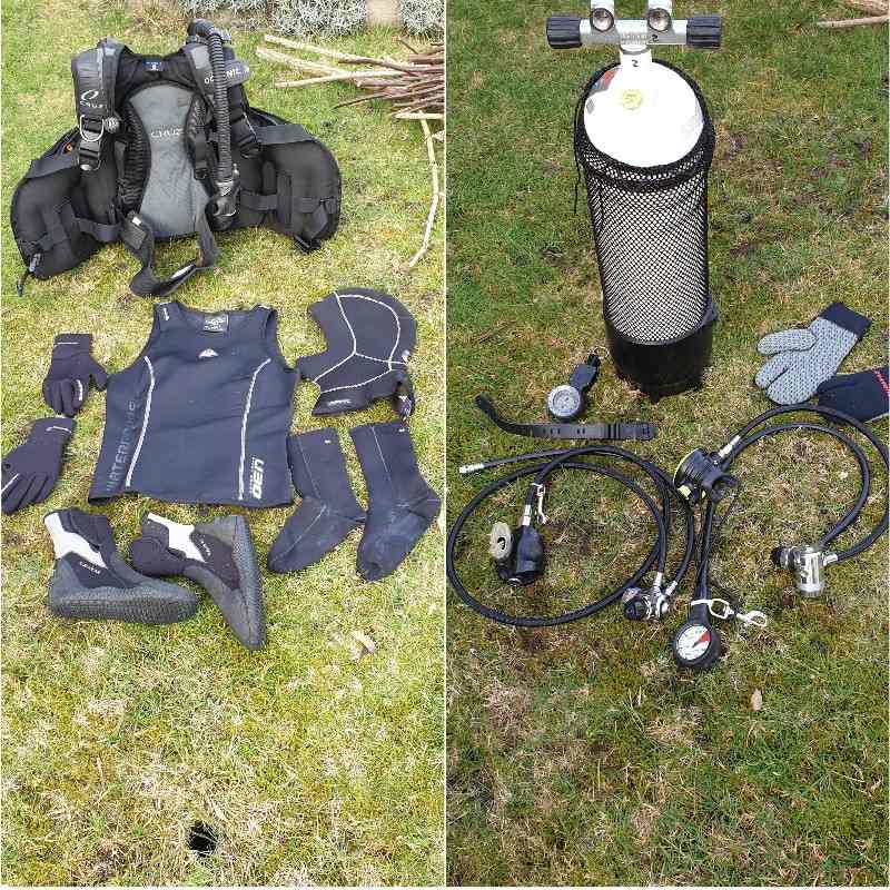 Dive Gear Complete diving gear for women size M
