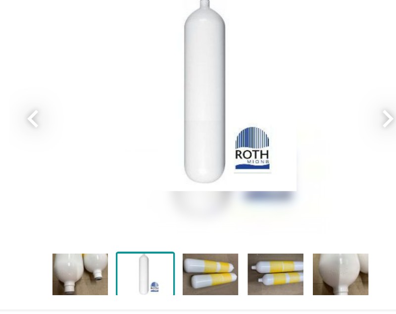 Dive Gear  TO SELL 2 x Bloc 8.5 Litres 232 Bar/ ROTH NEW/2 x Bottle B