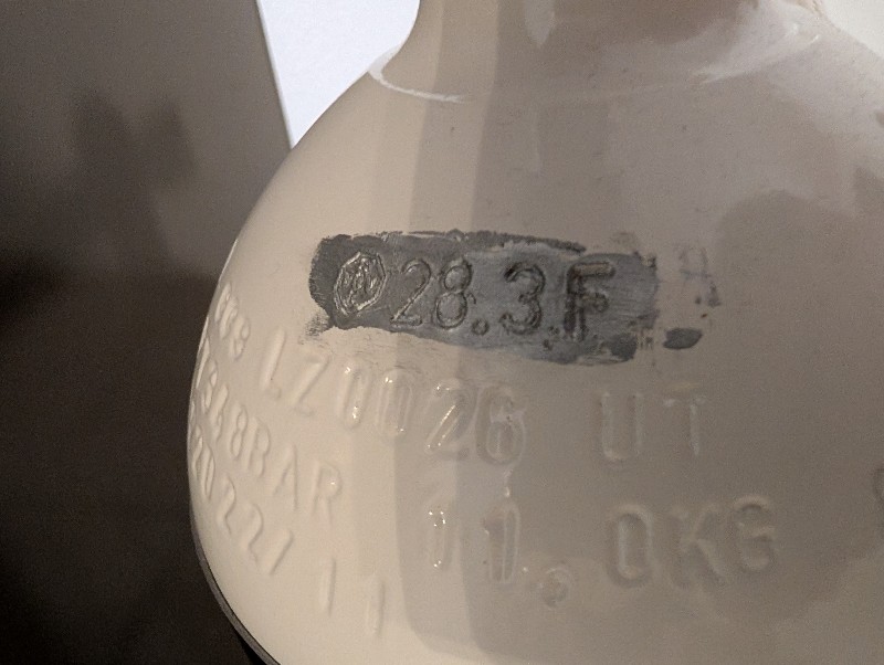 Tanks/Weight Polaris Double Immersion 8.5L Long/232bar Steel with Concave Bottom