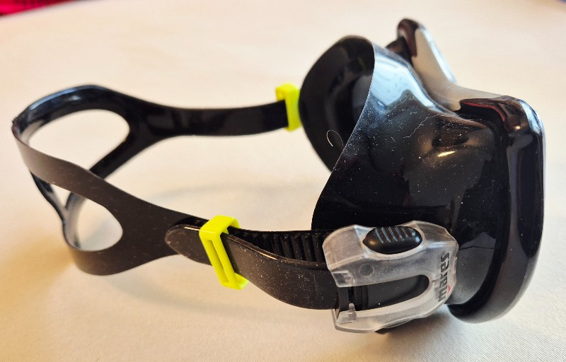 Basic Equipment NEW Mares Demon Two-Glass Mask Tricomfort Silicone Black / Grey