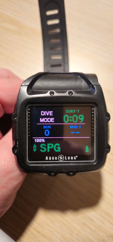 Dive Computer/Watch Aqualung i750tc, Color Display, Air-Integrated, Dive Computer