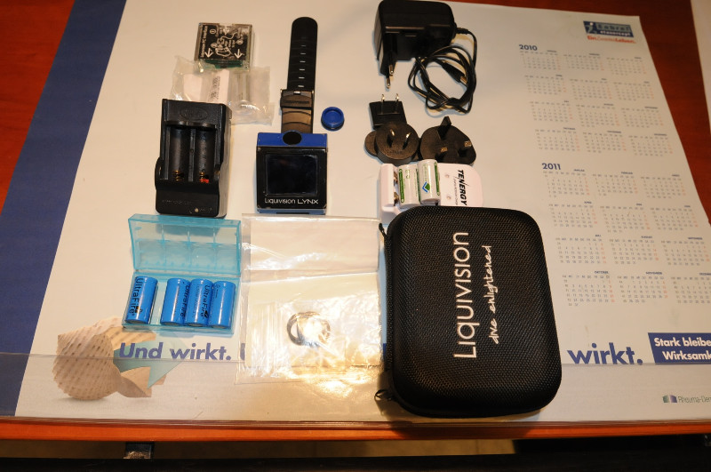 Tauchcomputer/Uhr Liquivision Lynx defekt mit viel Zubehör