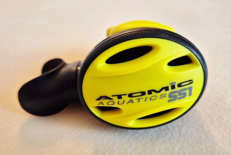 Atemregler 1x BRANDNEUER ATOMIC AQUATICS SS1 Atemregler Lungenautomat Oktopus Inflator Westenautomat mit drei Adapter und original Inflatorschlauch
