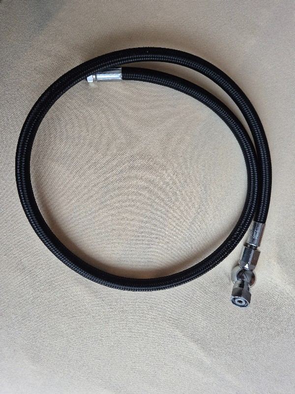 Atemregler NEUER 100 cm langer Miflex MD-Schlauch mit Swivel 360° drehbarer Winkleladapter
