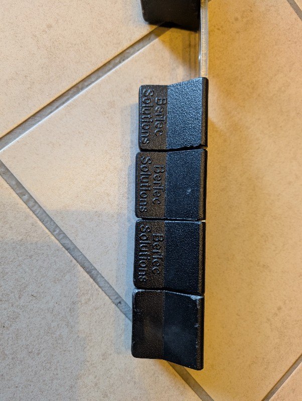 Tanks/Weight BerTec 6kg V-Lead for D8.5L with Stainless Steel Rail