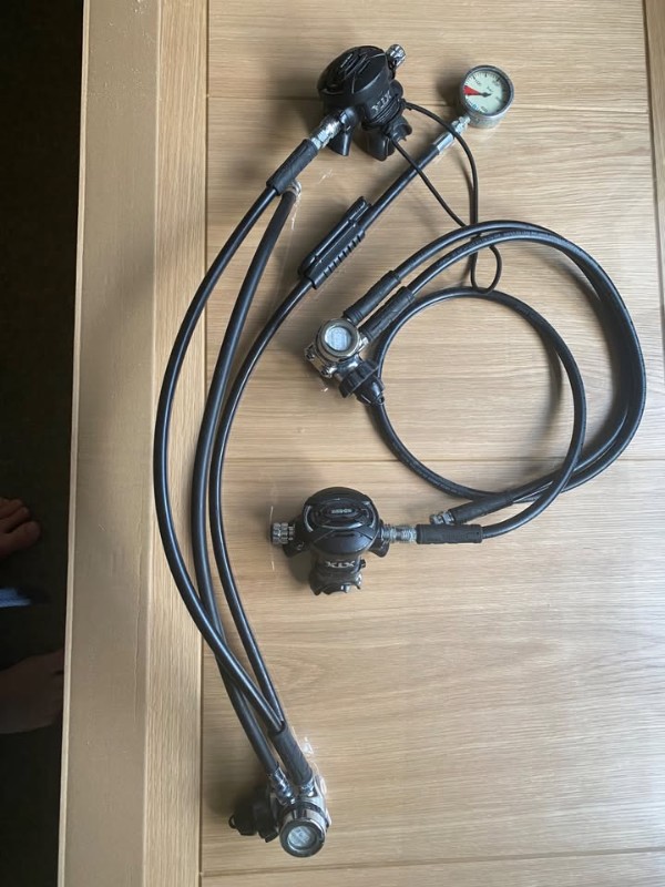 Basic Equipment Apex XTX200 Regulators Pair 2x 1st and 2x 2nd stages
