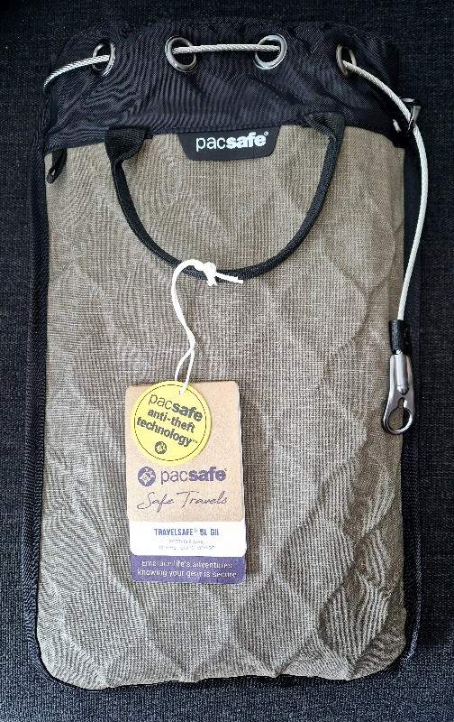 Verschiedenes NEUER Pacsafe Travelsafe 5L GII Diebstahlschutz Reisesafe mobiler Safe Tresor zum Mitnehmen TSA-Schloß