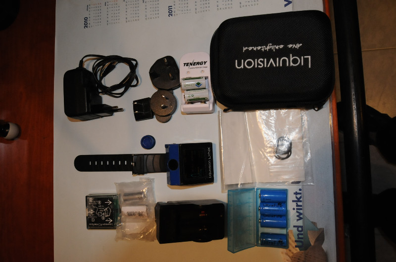 Tauchcomputer/Uhr Liquivision Lynx defekt mit viel Zubehör