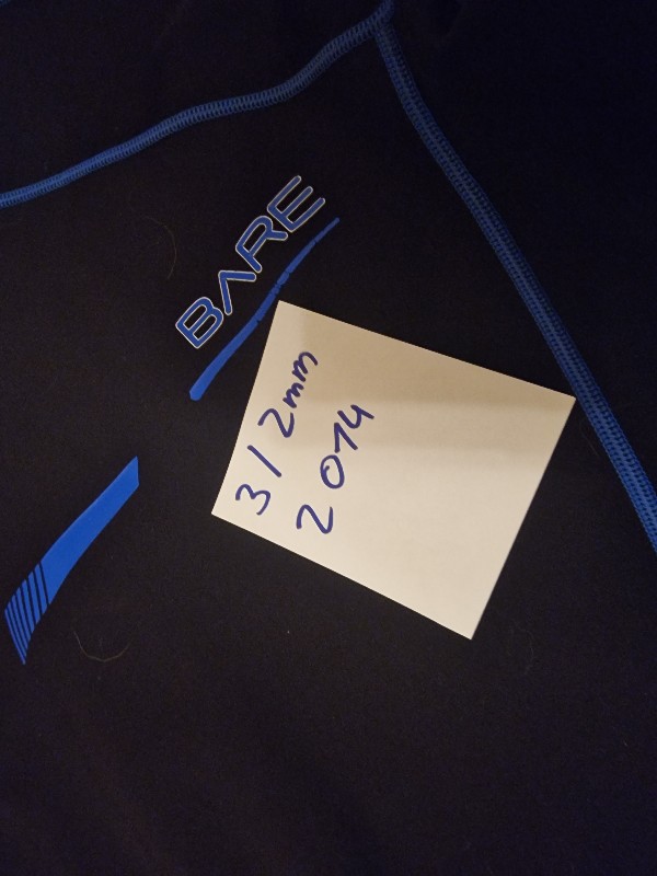 Tauchanzug Bare Herrentauchanzug 2/3.0 mm Größe XL aus 2014